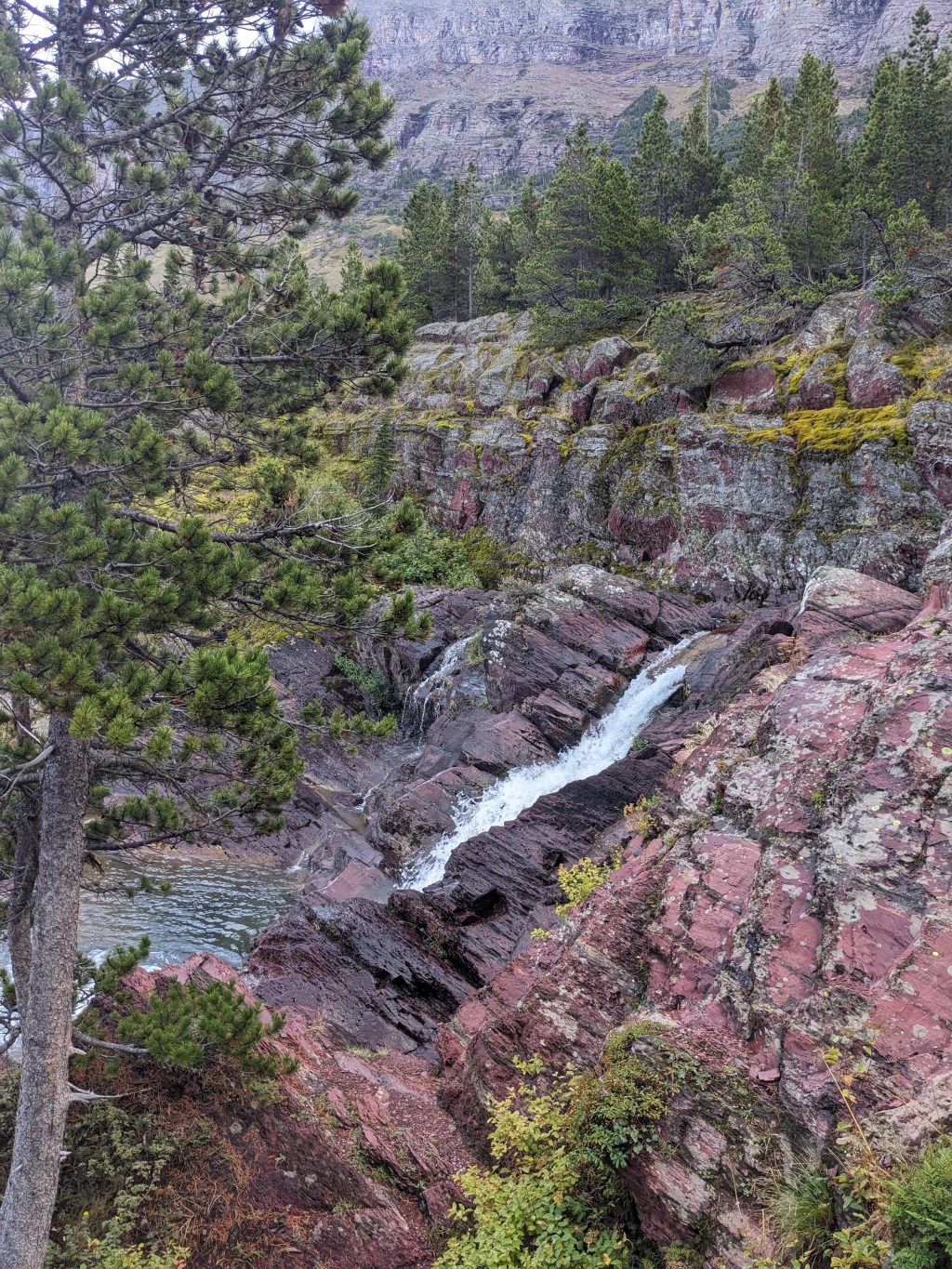 Red Rock Falls, Glacier National Park,&nbsp;Montana